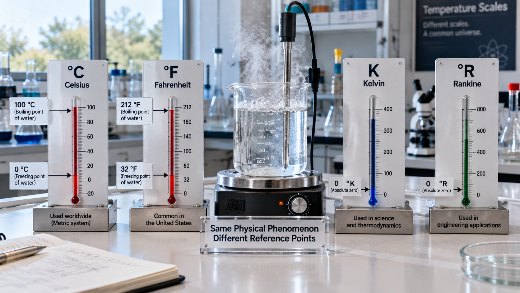 types of temperature scales