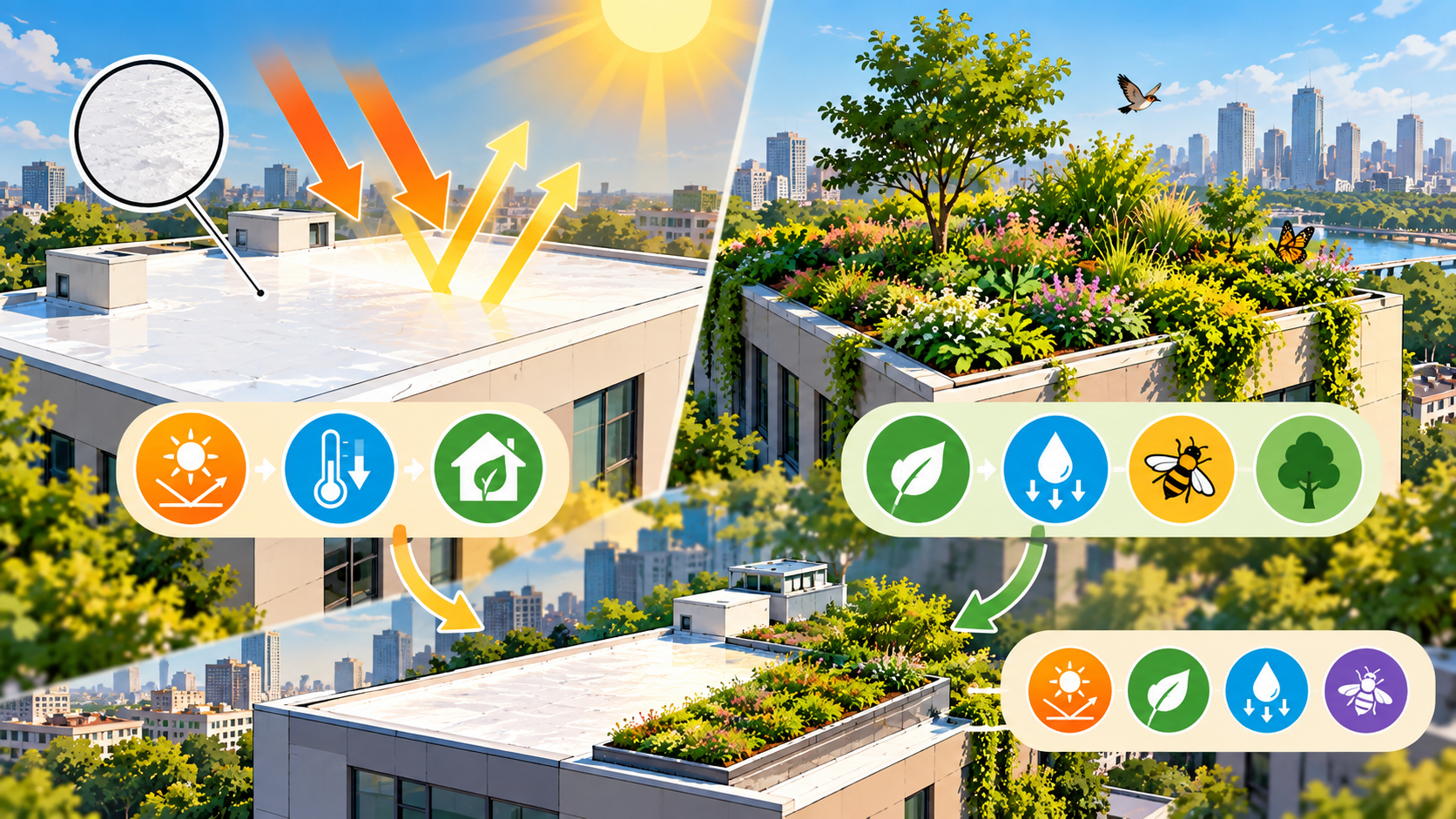 green roofs in urban design