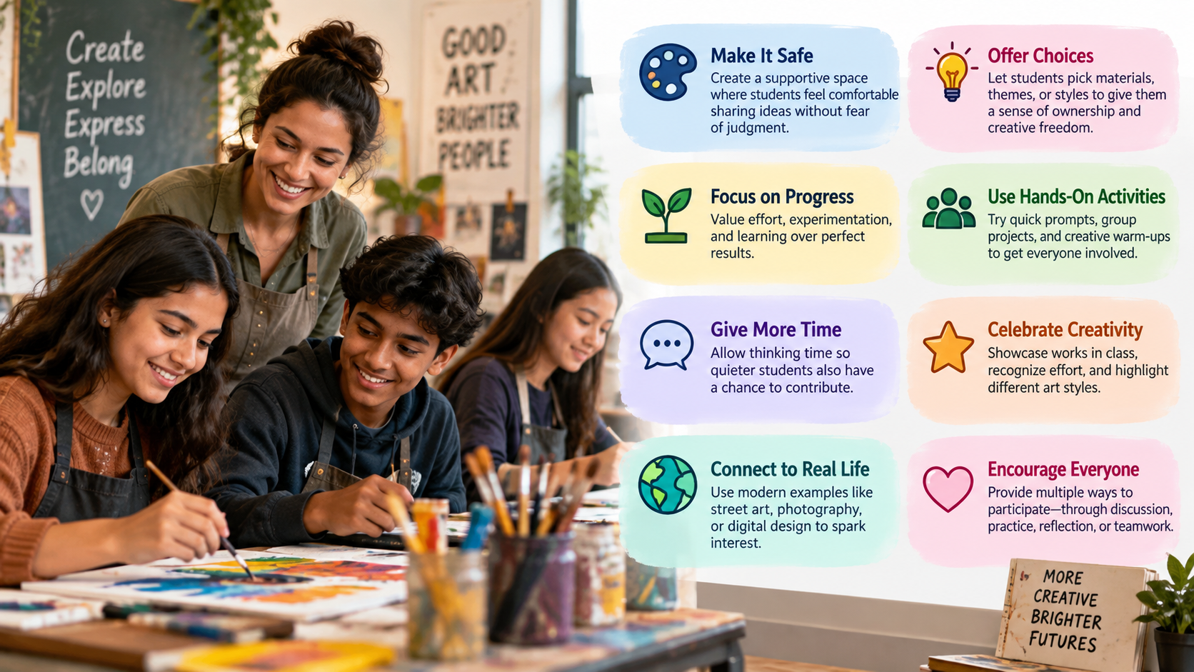 encourage arts class participation