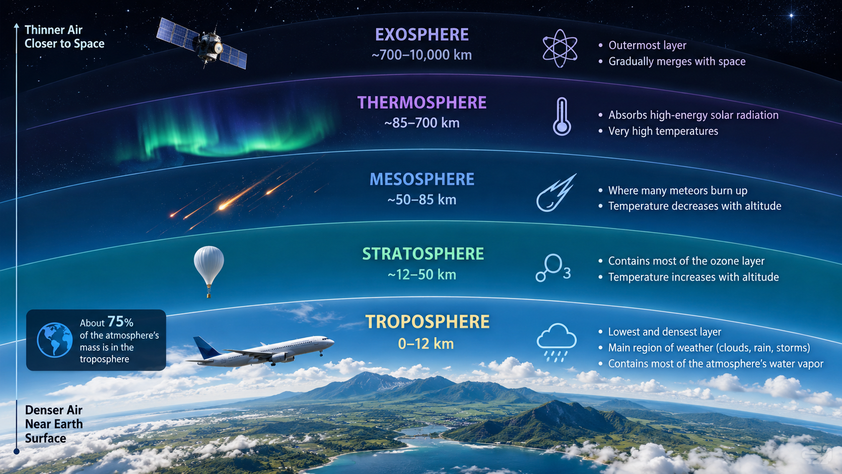 atmospheric layers and tropospheric dynamics
