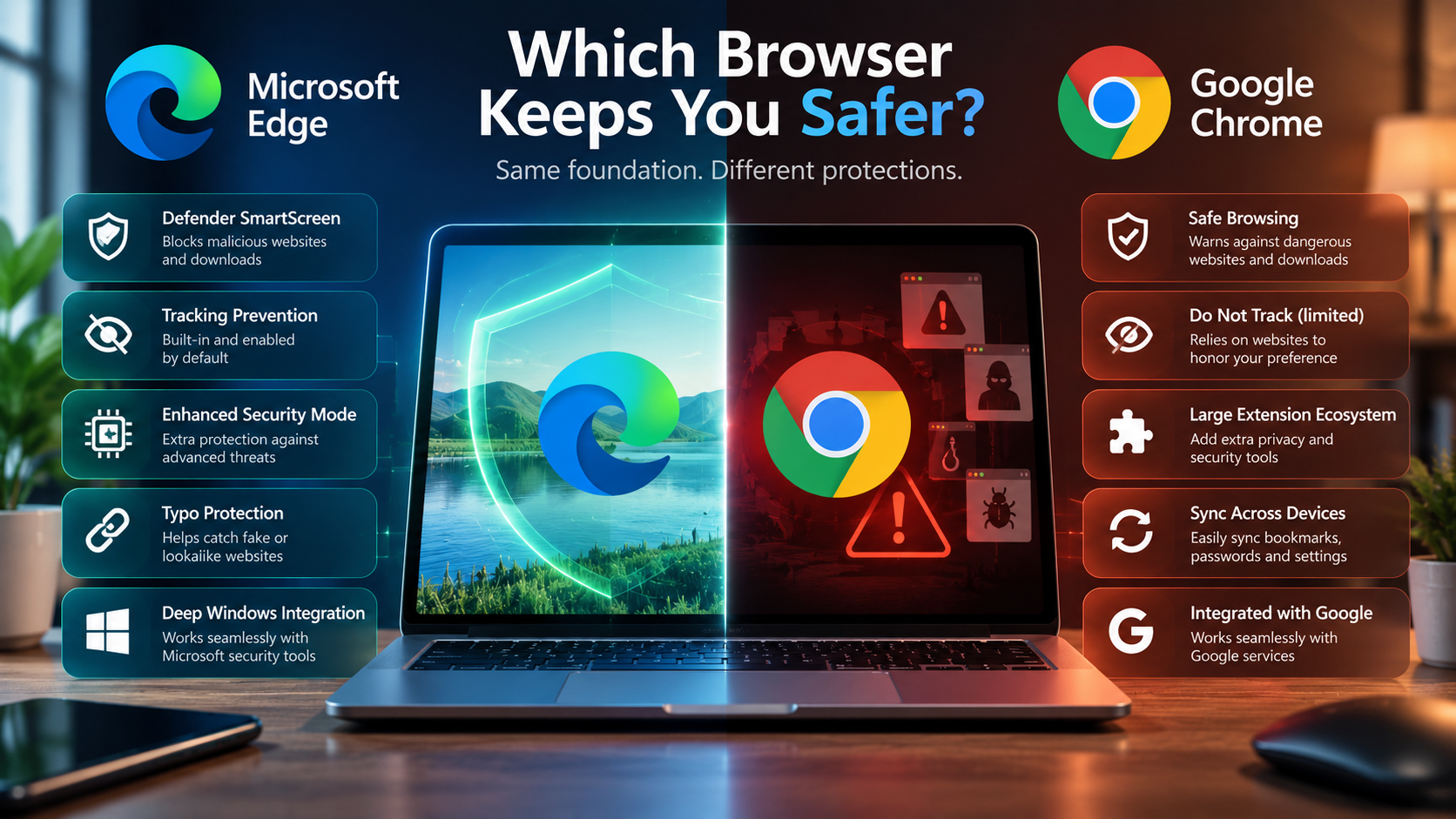 Edge vs. Chrome: Safety Compared