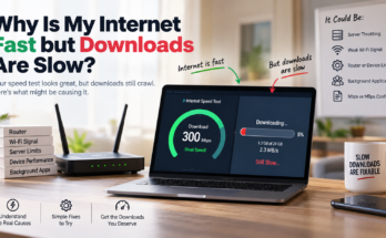 Internet Fast but Downloads Are Slow