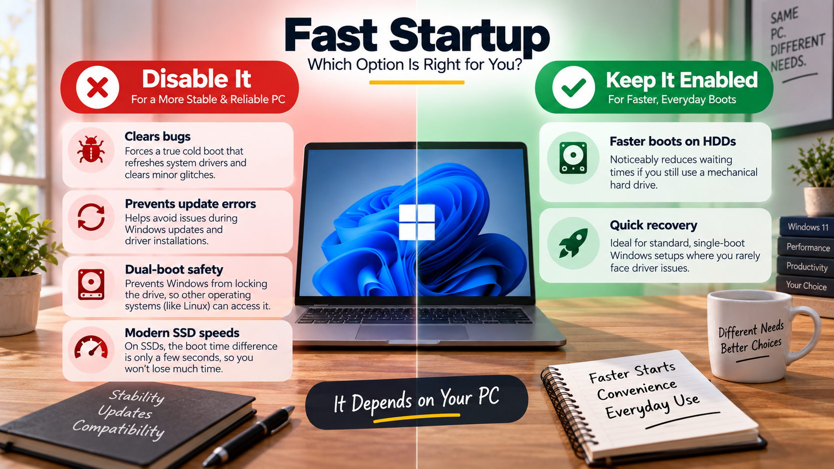 Fast Startup: Disable or Enable?