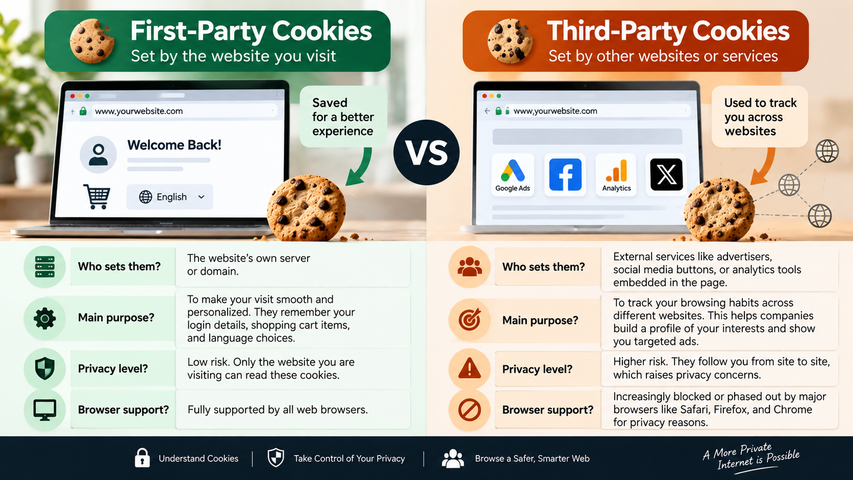 First-Party vs Third-Party Cookies