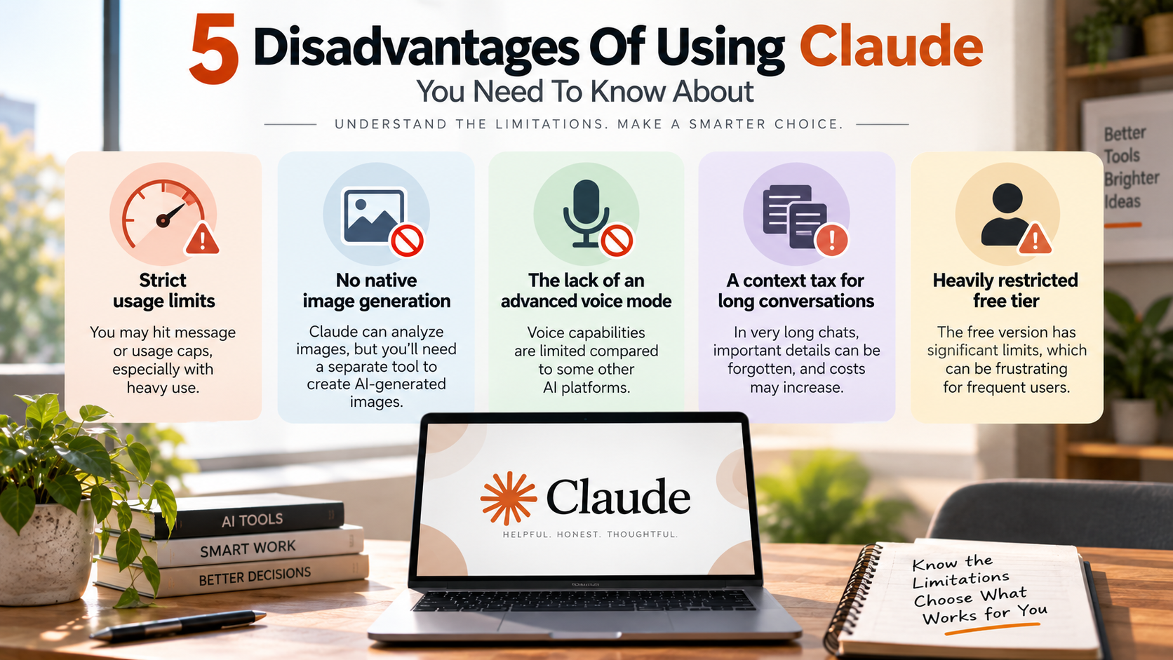 Five Disadvantages of Using Claude