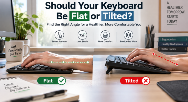Flat or Tilted? Keyboard Ergonomics Explained