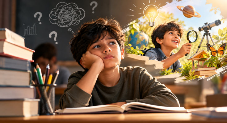 when students lose their curiosity