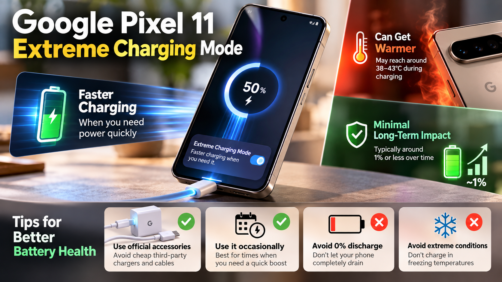 Google Pixel 11 Charging Guide