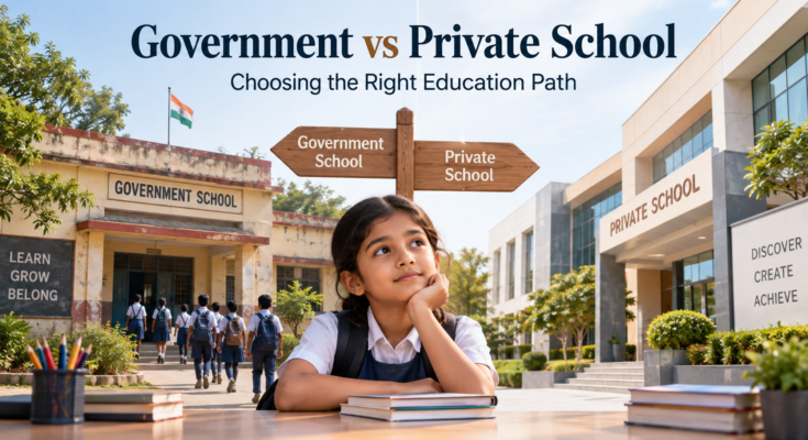 government vs private school