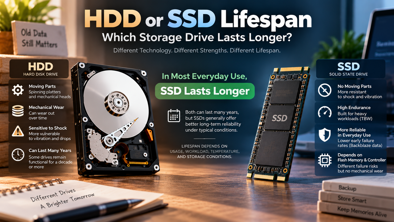 HDD vs SSD: Lifespan Showdown