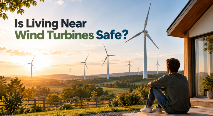 is living near wind turbines safe