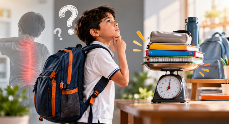 how much should a school backpack weigh