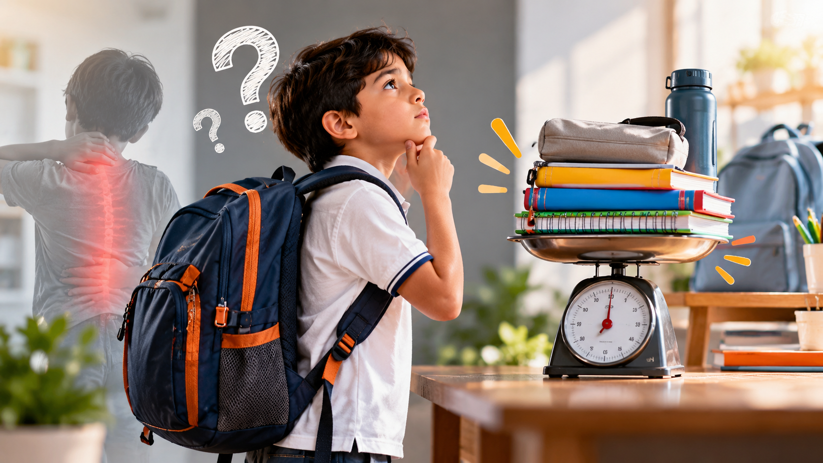 how much should a school backpack weigh