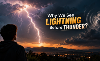why we do see lightning before thunder