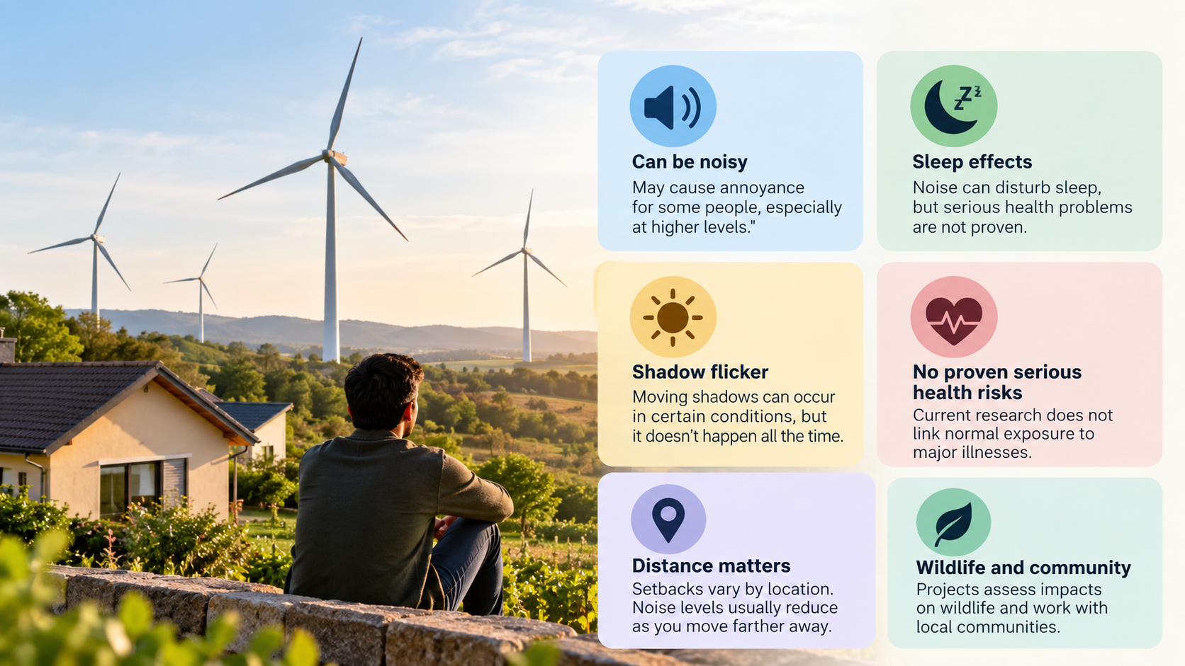 is living near wind turbines safe