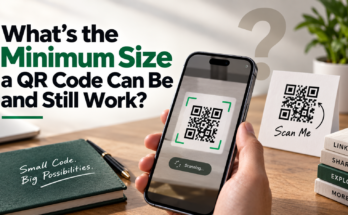 minimum size a QR code can be