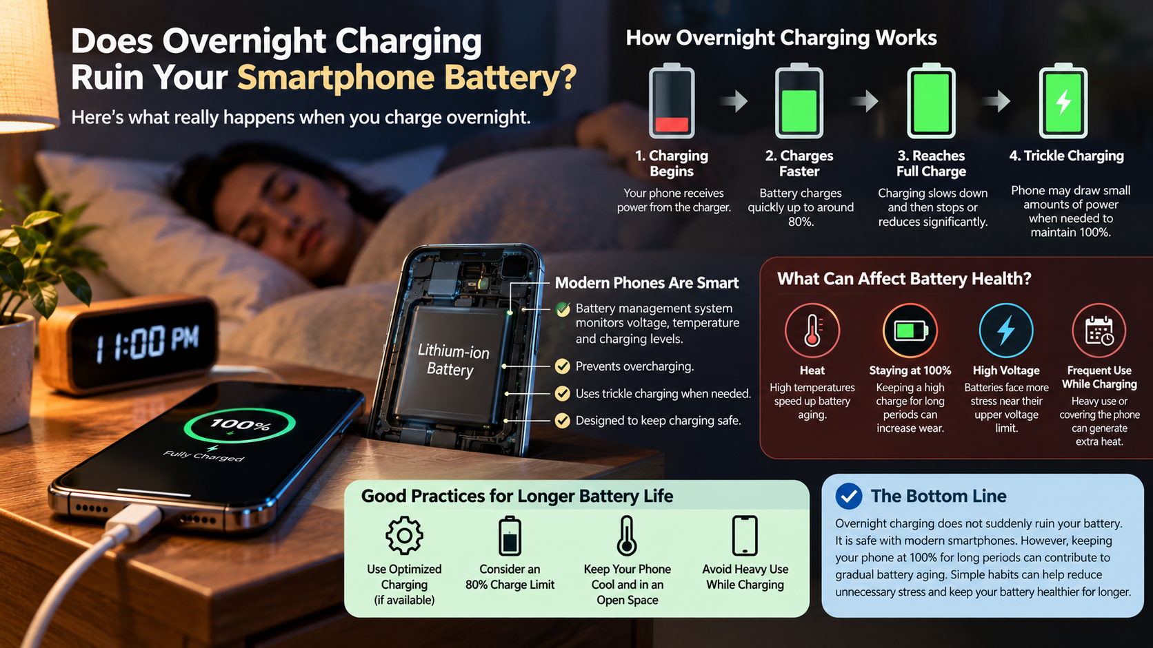 Overnight Charging and Battery Health