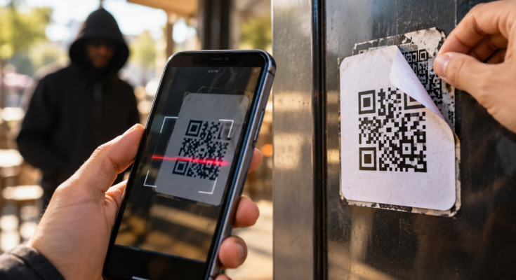 avoid scanning an unknown QR code