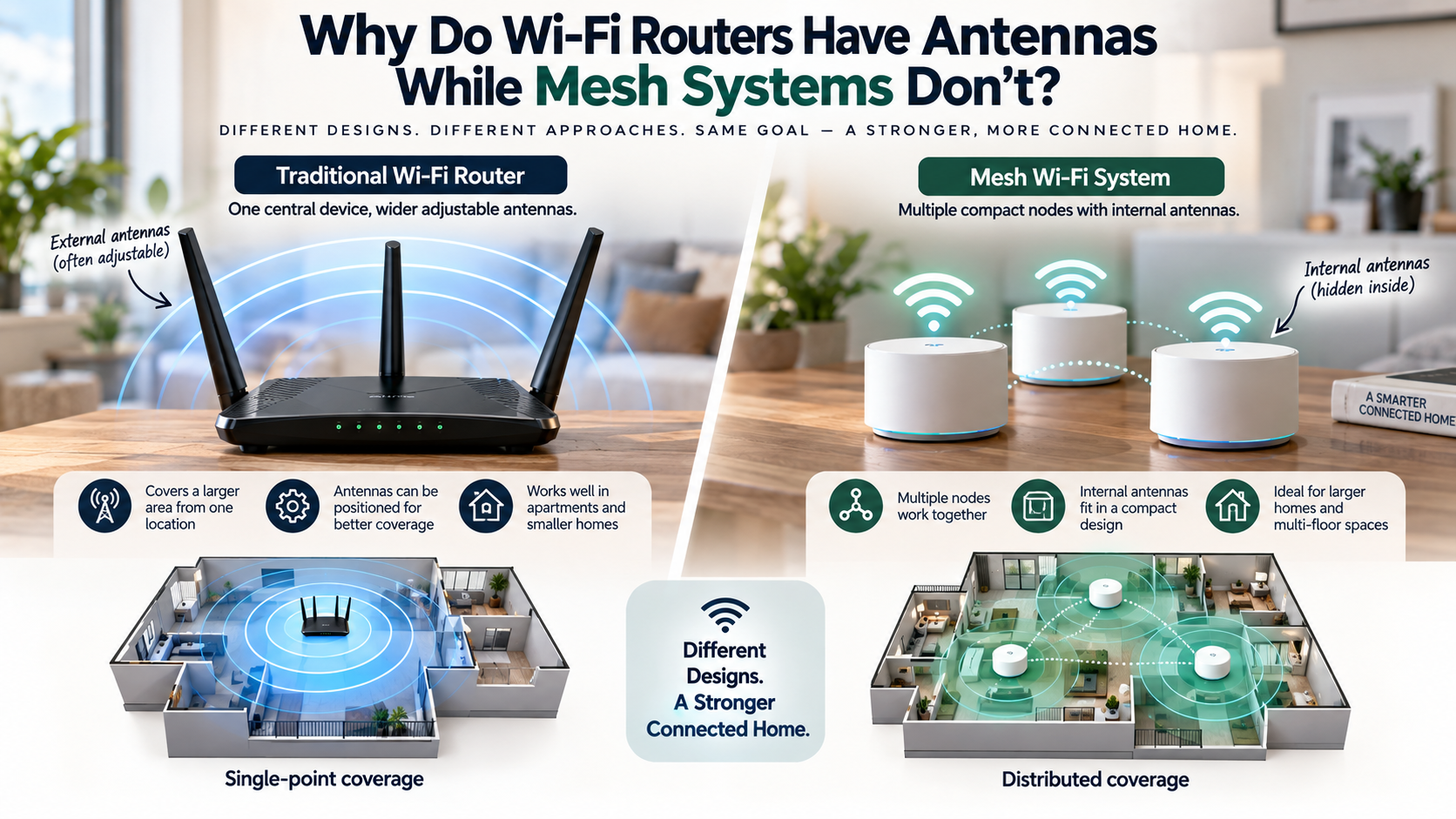 Router vs. Mesh Wi‑Fi Explained