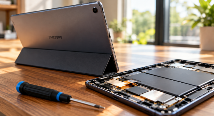 replace a Samsung tablet battery