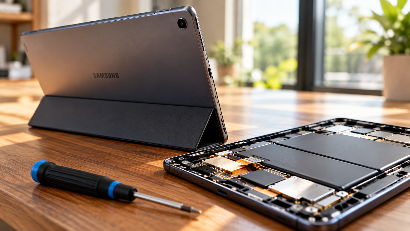 replace a Samsung tablet battery