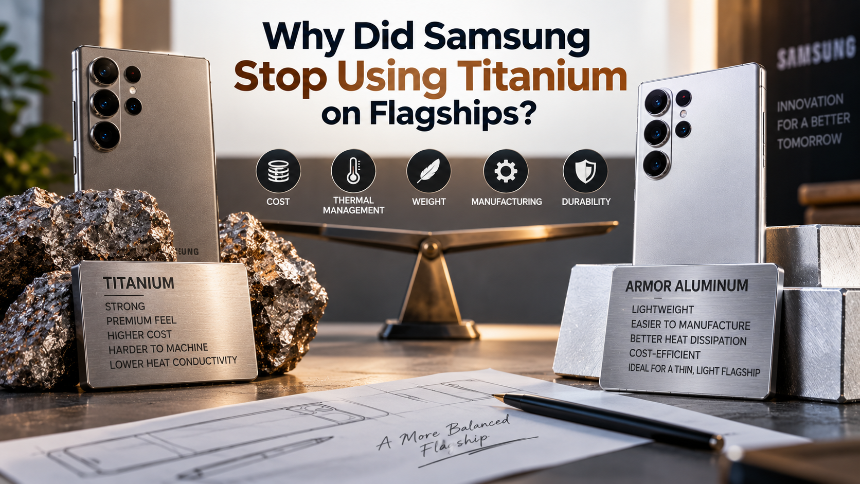 Samsung’s Titanium-to-Aluminum Shift