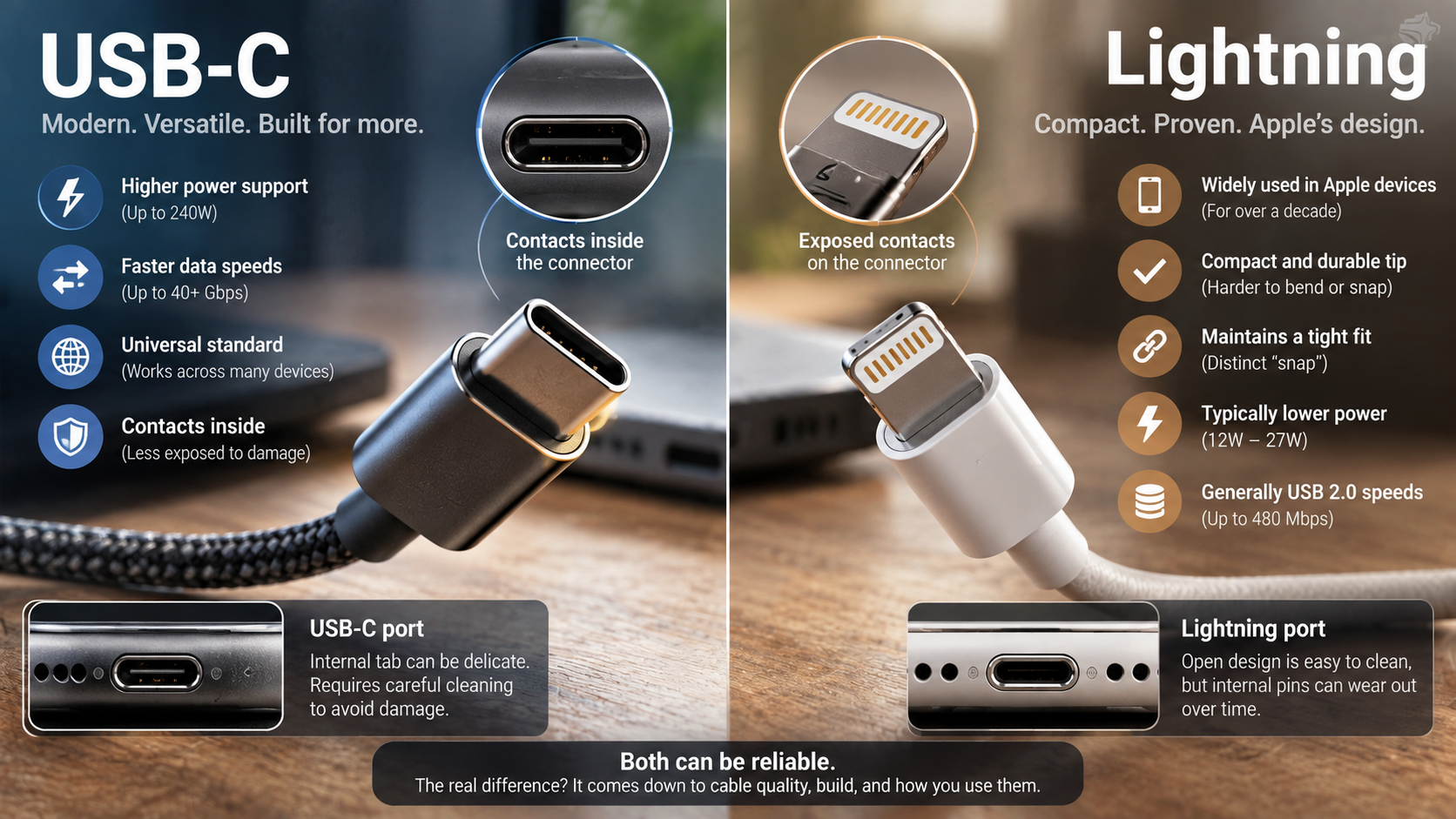 USB-C vs Lightning: A Modern Connector Comparison