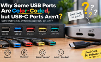 why some USB ports are color-coded