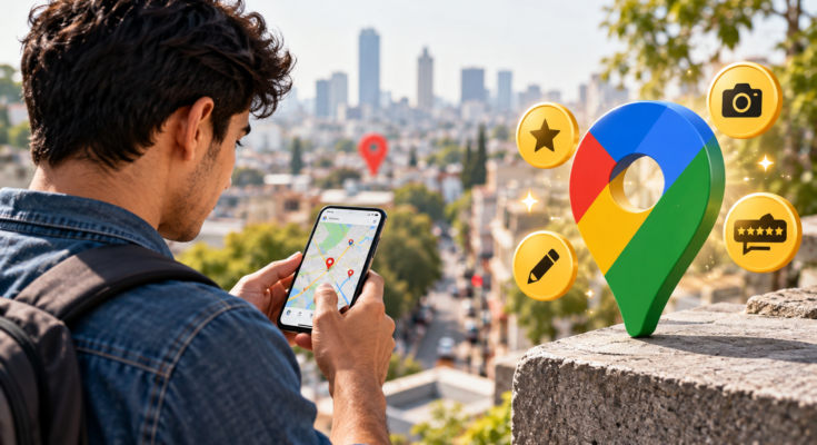rewarded for contributing to google maps