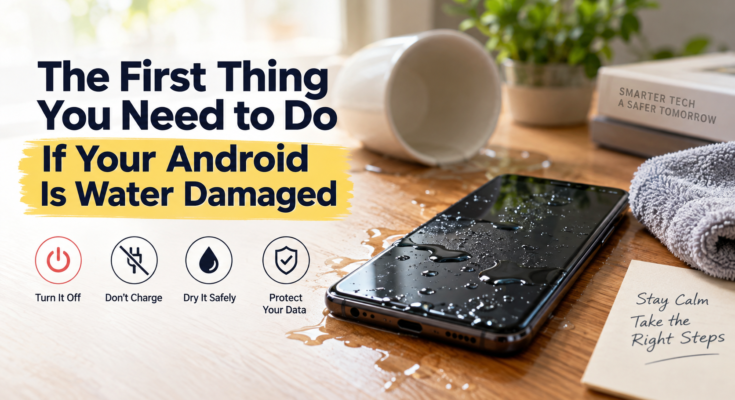 android is water damaged