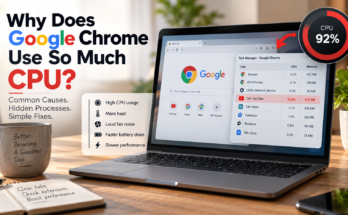 why does google chrome use so much CPU