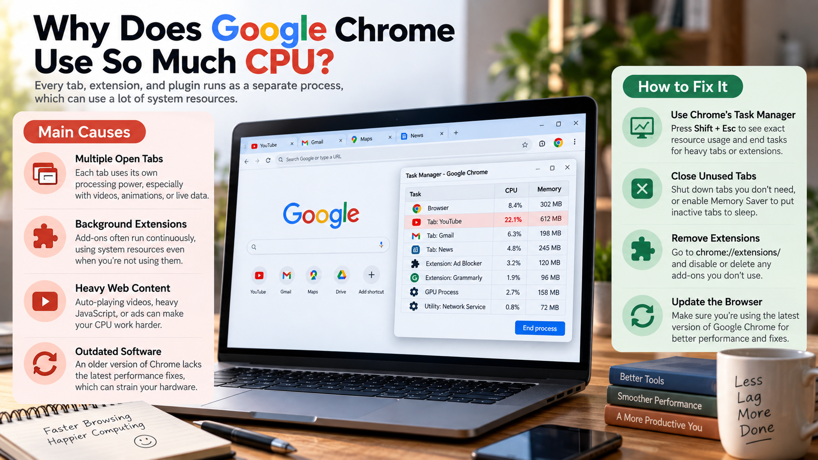 Why Chrome Uses So Much CPU
