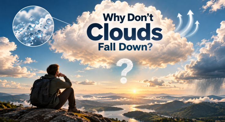 why don't clouds fall down
