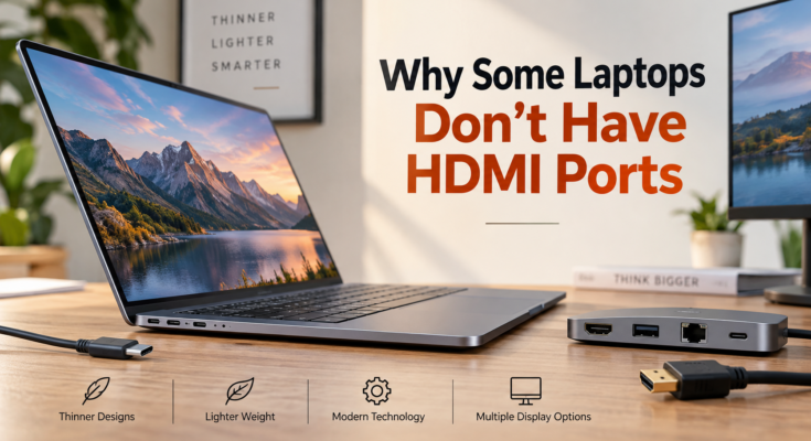 why some laptops don't have hdmi ports