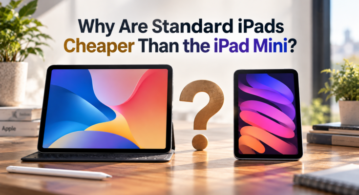 why are standard ipads cheaper than the ipad mini