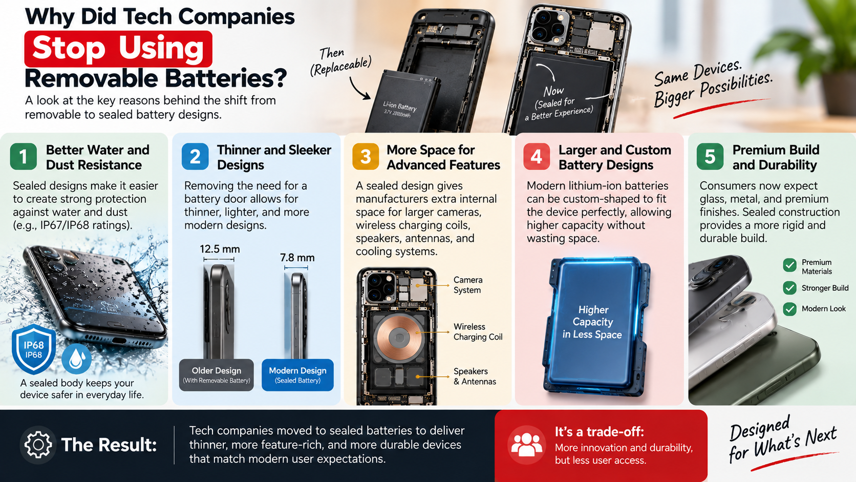 Why Tech Switched to Sealed Batteries