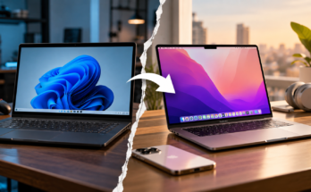 Windows to Mac Transition Desk