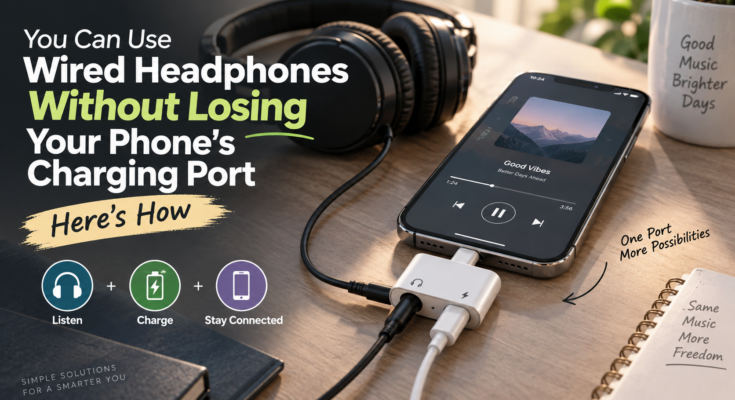 Wired Headphones Without Losing Charging