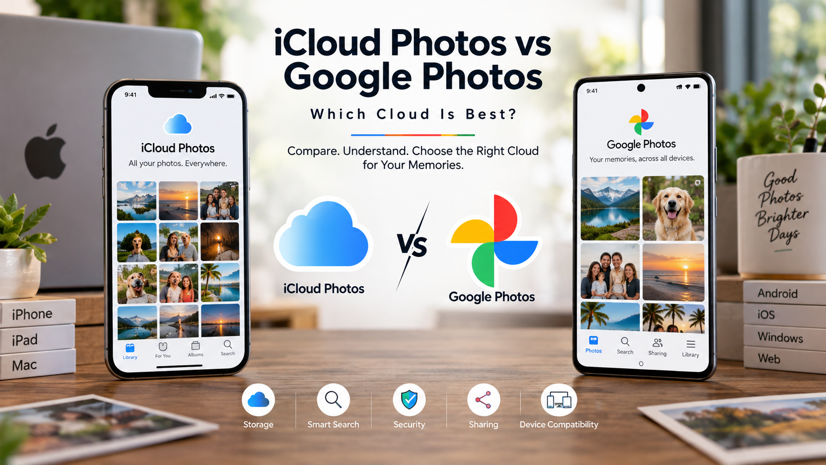 iCloud Photos vs Google Photos Comparison