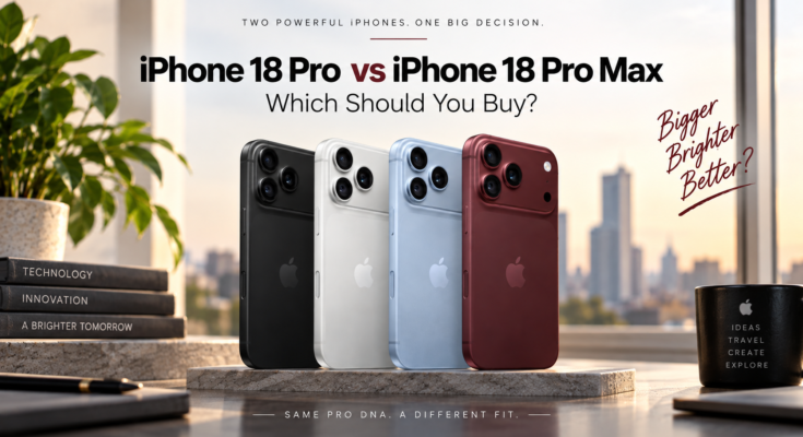 iPhone 18 Pro vs Pro Max: Which to Buy?