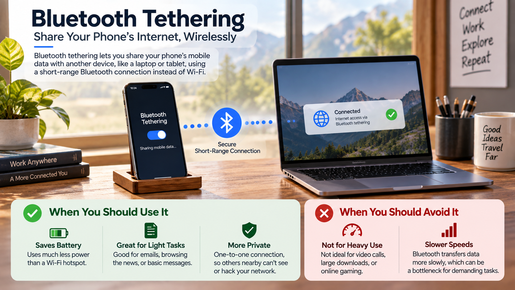 what is Bluetooth tethering
