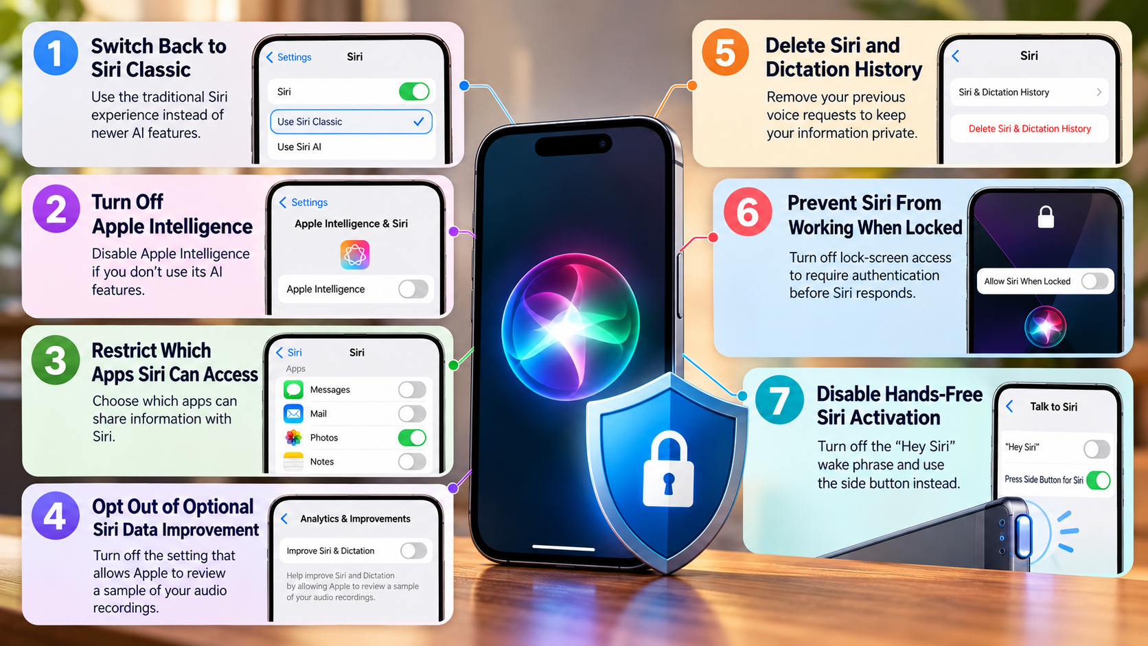 7 Siri Privacy Settings for iPhone