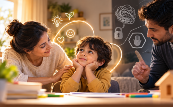 supporting a child and controlling them