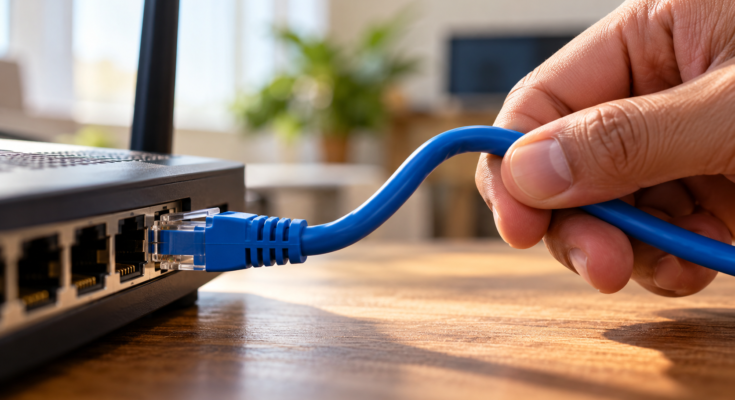 does bending an ethernet cable reduce internet speed