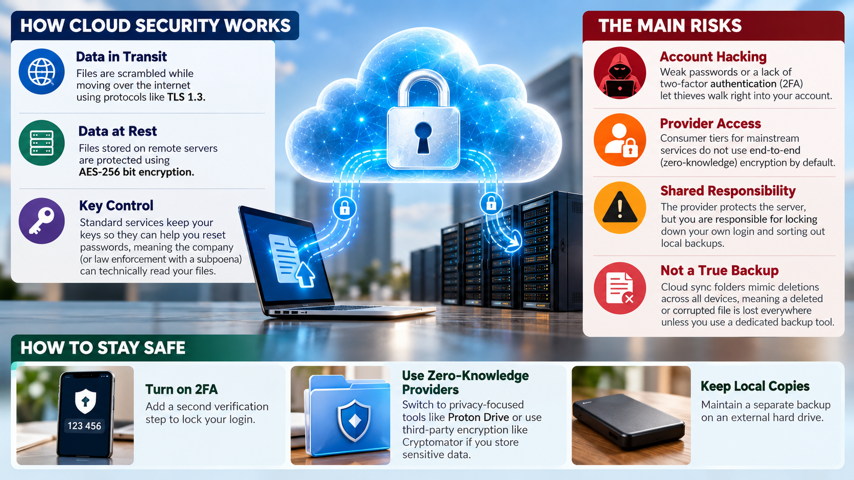 Cloud Security: Risks and Safety Tips