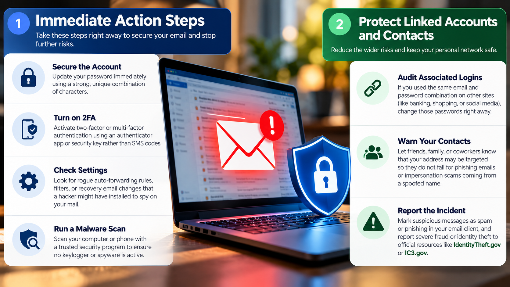 Scammer Got Your Email? Here's What to Do Immediately