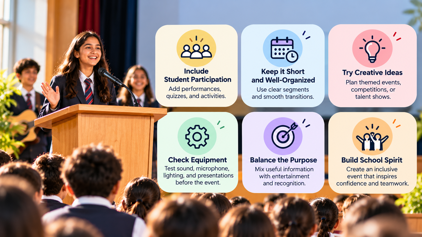 planning an engaging school assembly