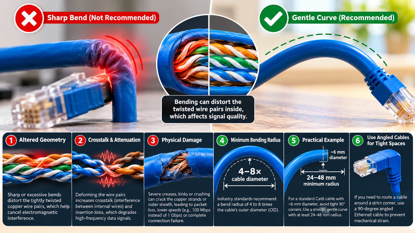 Ethernet Cable Bending: Speed and Signal Guide
