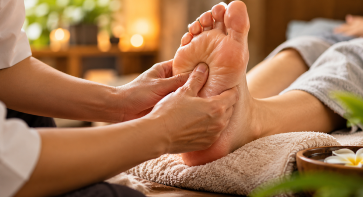how body heals with feet massage