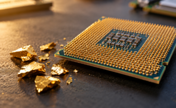 gold in a CPU